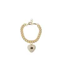 Bijuterii Valentino Garavani "Coeur Royal" Bracelet With Swarovski Crystals Femei