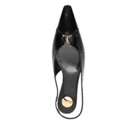 Balerini Saint Laurent Dama - Balerini Saint Laurent Saint Laurent Babylone Leather Slingback Ballets Black Femei (BM 18626544) - B-mall.ro