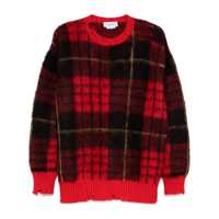 Pulovere Alexander McQueen "Tartan Distressed" Sweater Barbati