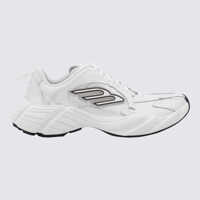 Sneakers Balenciaga White Leather Monday Sneakers Femei