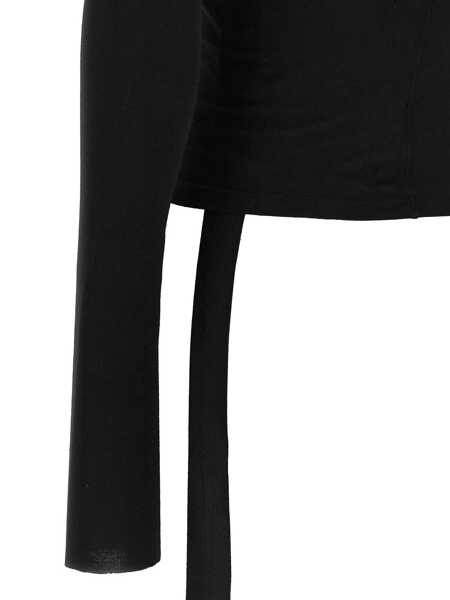 Tricouri Rick Owens Rick Owens Drkshdw T-Shirt - Ziggy T Black Femei (BM 18627294) 3