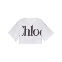 Tricouri Chloé Boxy T-Shirt In Cotton Jersey Femei