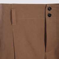 Imbracaminte Dama pagina 598 - Pantaloni casual Chloe Chlo Brown Cotton Pants MUSTARD BROWN Femei (BM 18628311) - B-mall.ro