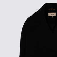 Imbracaminte Dama pagina 584 - Paltoane Chloe Chlo Black Wool Coat Black Femei (BM 18628317) - B-mall.ro