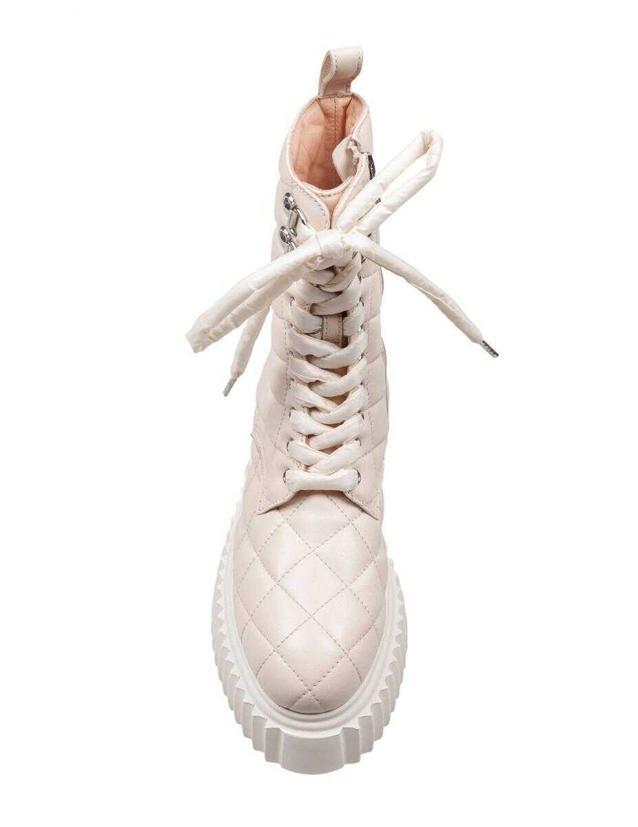 Bocanci AGL Agl Quilted Leather Ankle Boot Beige Femei (BM 18628686) 2