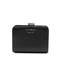 Portofele Emporio Armani Leather Bifold Wallet Femei