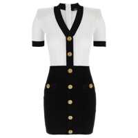 Rochii Balmain Knitted Dress Femei