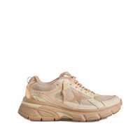 Sneakers Golden Goose Golden Goose "Lightstar" Net Leather And Suede Upper Tpu Star Net Heel Shoes