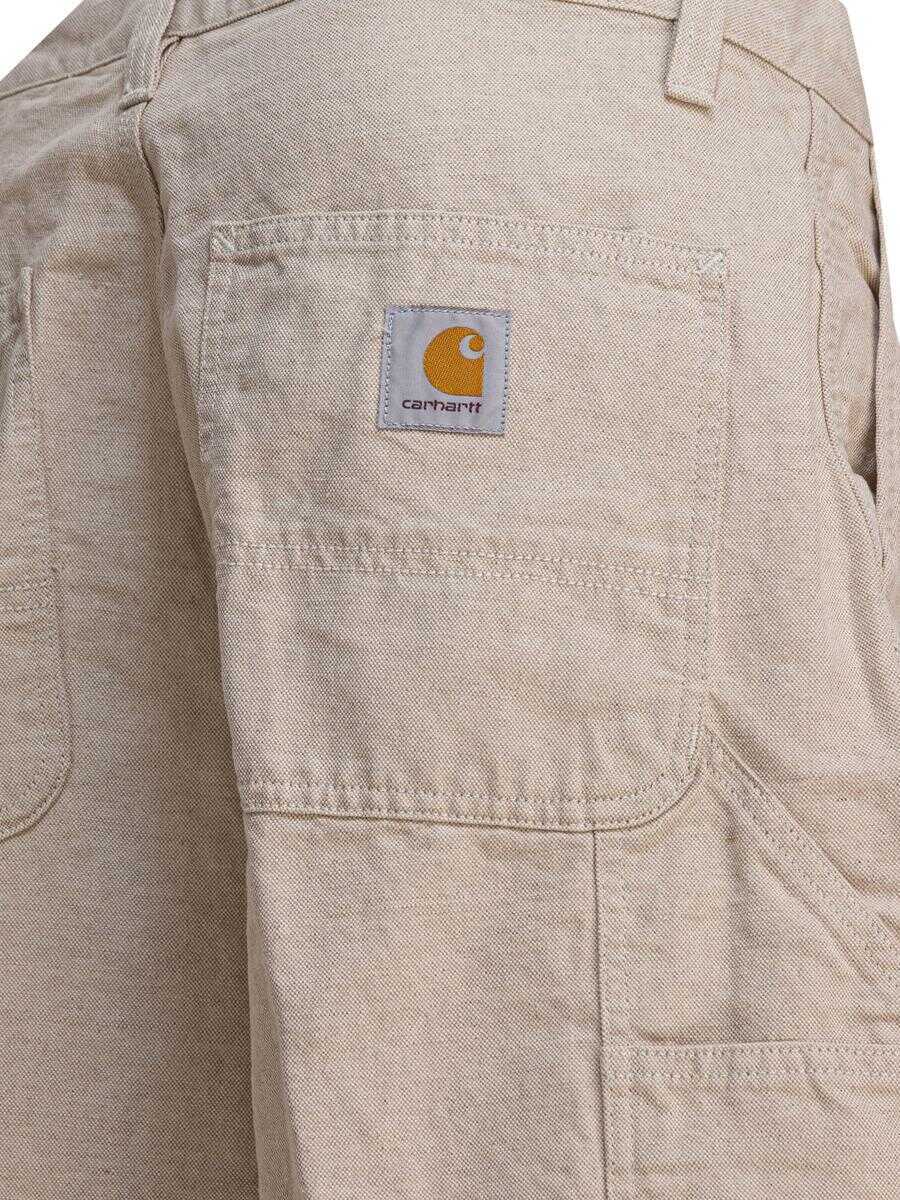Pantaloni Carhartt Carhartt Wip Short Walter Single Knee Beige Barbati (BM 18629949) 4