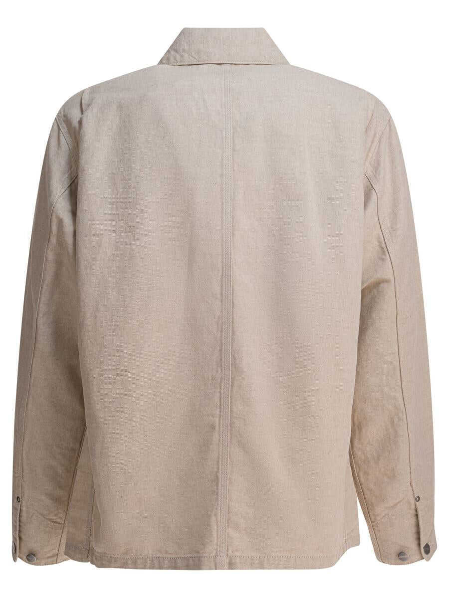 Geci Carhartt Carhartt Wip Walter Chore Jacket Beige Barbati (BM 18629961) 2