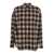 JUUN.J Multicolor Shirt With Classic Collar And All-Over Check Motif In Cotton Man MULTICOLOR