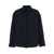JUUN.J Black Jacket With Classic Collar And All-Over Stirped Motif In Wool And Cotton Blend Man Black