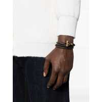 Bratari pentru Barbati - Bratari Tom Ford Tom Ford T-Braided Leather Bracelet BROWN Barbati (BM 18630168) - B-mall.ro