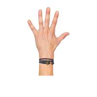 Bratari pentru Barbati - Bratari Tom Ford Tom Ford T-Braided Leather Bracelet BLUE Barbati (BM 18630171) - B-mall.ro