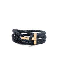 Bratari Tom Ford T-Braided Leather Bracelet Barbati
