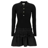 Rochii Ganni 'Melange Rib Knit Mini' Dress Femei