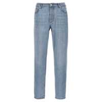 Blugi Brunello Cucinelli Logo Embroidery Jeans Barbati
