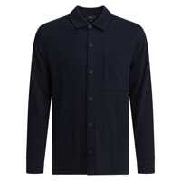 Geci Vince Cotton Suede Overshirt Jacket Barbati
