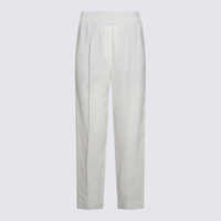Pantaloni casual Brunello Cucinelli Linen Trousers Femei