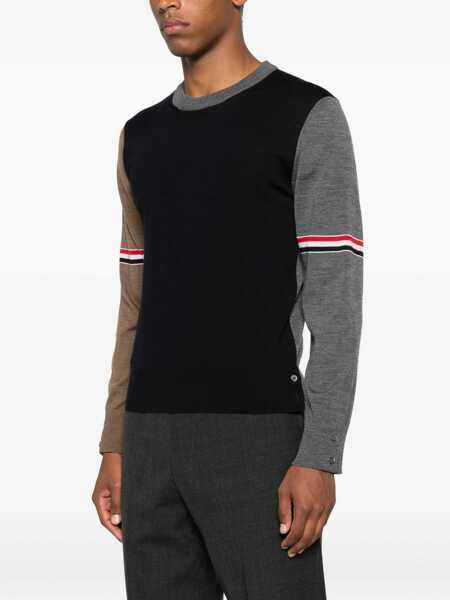Pulovere Thom Browne Thom Browne Sweaters & Knitwear Blue Barbati (BM 18630897) 3
