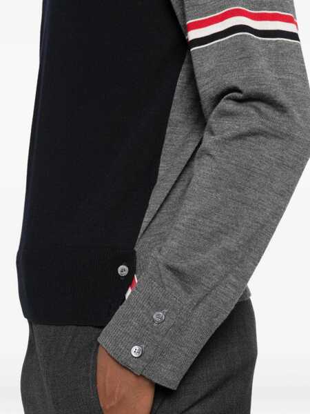 Pulovere Thom Browne Thom Browne Sweaters & Knitwear Blue Barbati (BM 18630897) 5