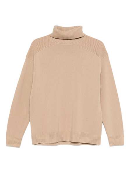 Pulovere SEVENTY Seventy Roll-Neck Sweater In Wool And Cashmere Beige Femei (BM 18631200) 1