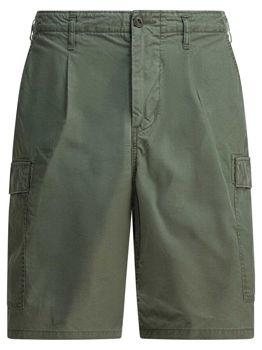 Pantaloni NONNATIVE Nonnative Trooper 6P Cargo Short GREEN Barbati (BM 18631449) 1