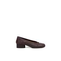 Balerini Maison Margiela Ballerina Shoes In Soft Textured Leather Femei