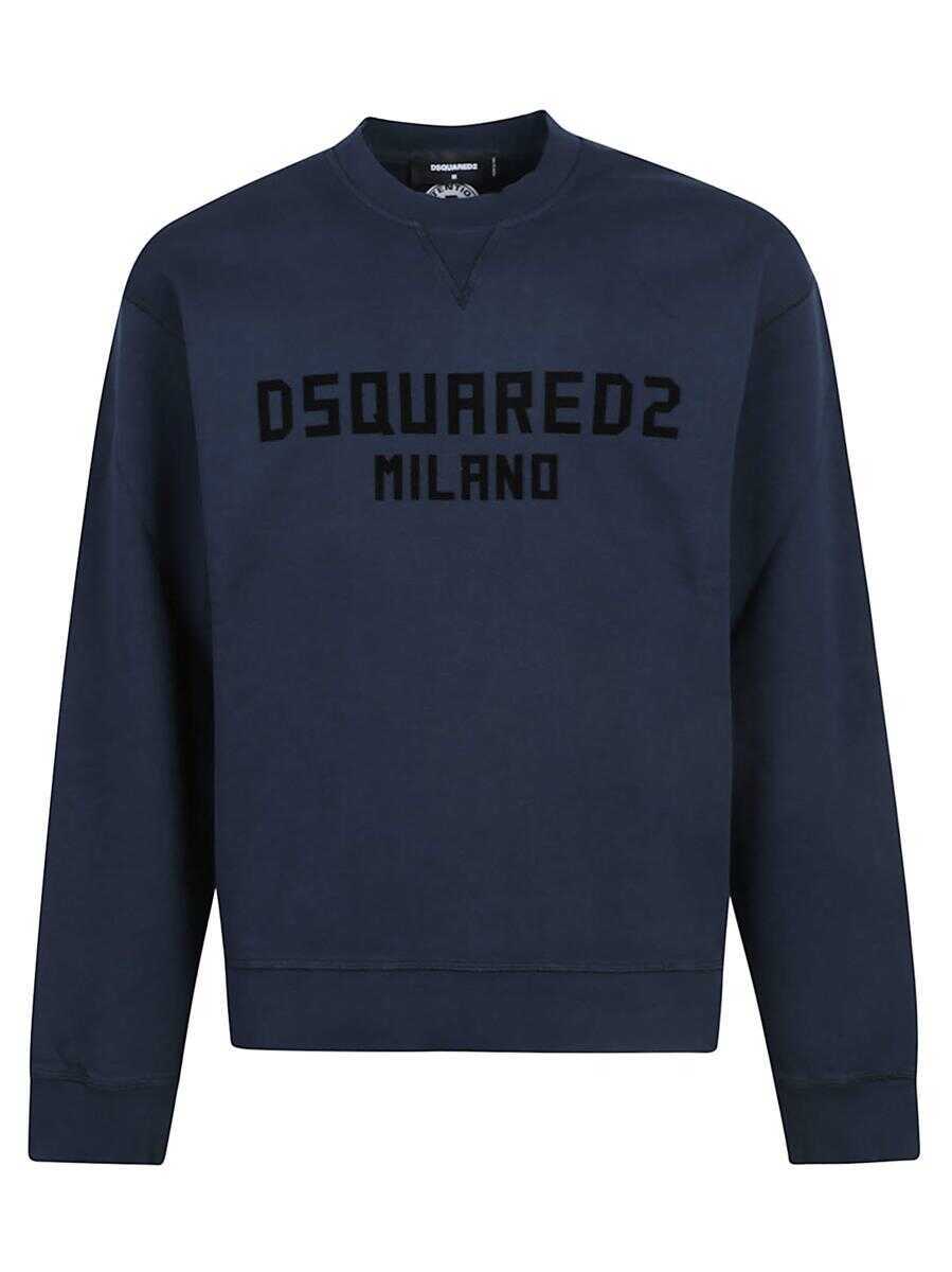 Pulovere DSQUARED2 DSQUARED2 Sweatshirt BLUE Barbati (BM 18632259) 1