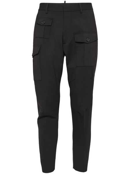 Pantaloni DSQUARED2 DSQUARED2 Pants Black Barbati (BM 18632271) 1