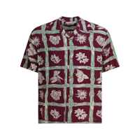 Camasi Sun Surf "Island Plants" Shirt Barbati