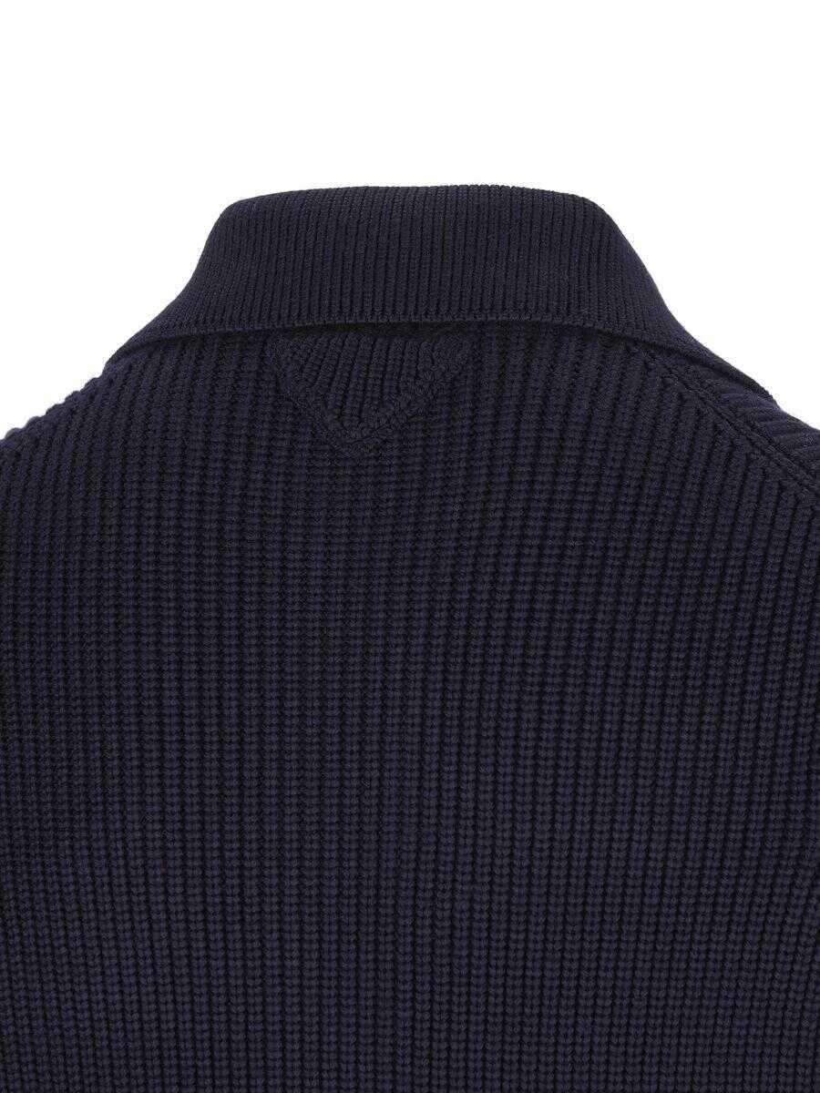 Pulovere Prada Prada Jerseys BLUE Barbati (BM 18632793) 3