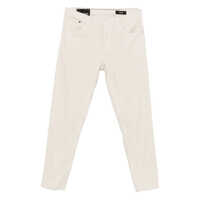Blugi Dondup Ivory Cotton Twill Trousers Barbati
