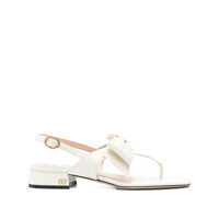 Sandale Valentino Garavani Bowow Leather Thong Sandals Femei