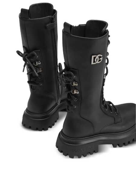 Bocanci Dolce & Gabbana BOOTS Black   Fete (BM 18633291) 4