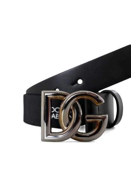 Curele Dolce & Gabbana Logo Belt Black   Baieti (BM 18633300) 3