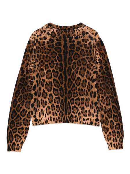 Pulovere casual Dolce & Gabbana CrewNeck Pullover Brown Fete (BM 18633372) 2