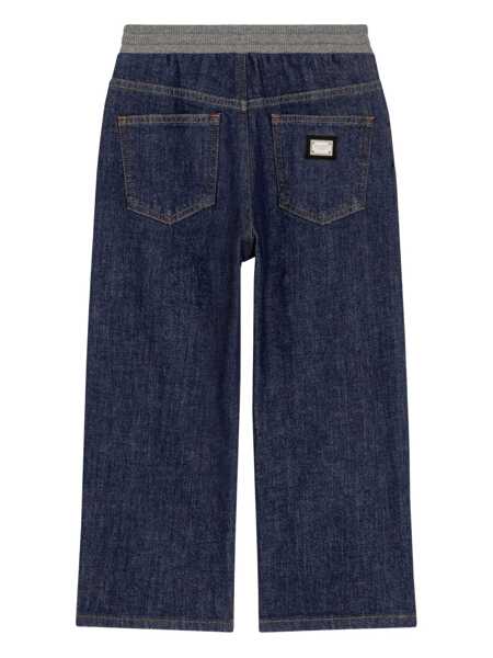 Pantaloni Dolce & Gabbana 5 Pockets Trousers Blue Baieti (BM 18633405) 2