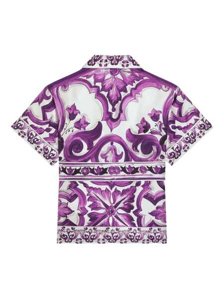 Camasi Dolce & Gabbana S/S Shirt Purple Fete (BM 18633420) 2
