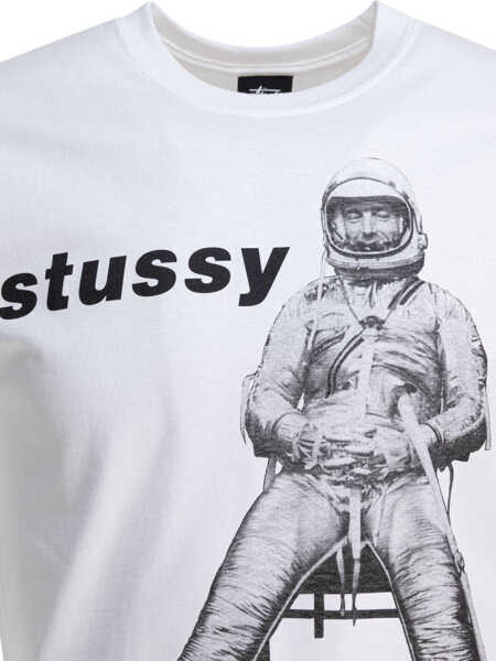 Tricouri STSSY ASTRONAUT TEE White Barbati (BM 18633468) 3