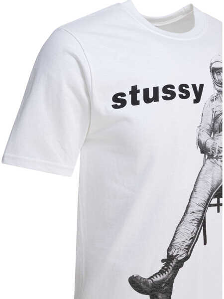 Tricouri STSSY ASTRONAUT TEE White Barbati (BM 18633468) 4