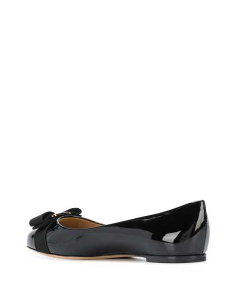 Balerini Ferragamo Ballerinas Black Femei (BM 18633501) 2