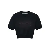 Tricouri Cropped crew neck t-shirt Femei