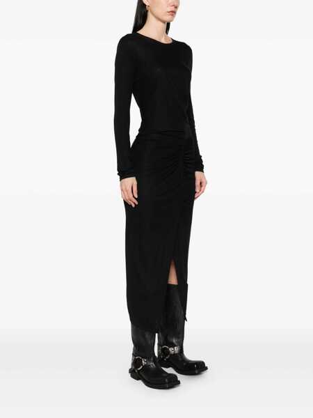 Rochii elegante ISABEL MARANT ETOILE Jelina dress Black Femei (BM 18633576) 3