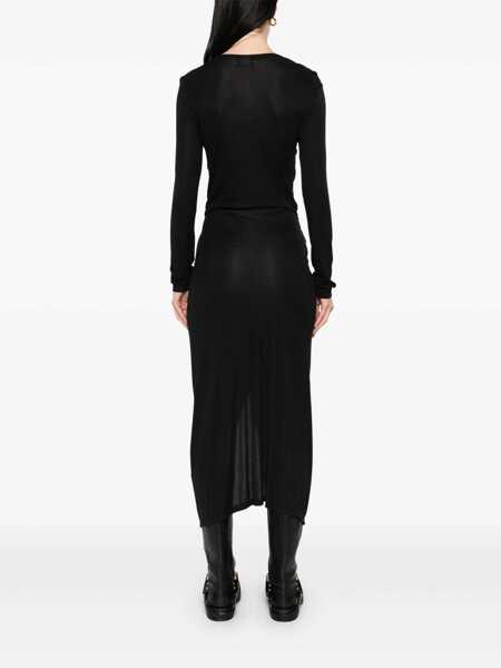 Rochii elegante ISABEL MARANT ETOILE Jelina dress Black Femei (BM 18633576) 4