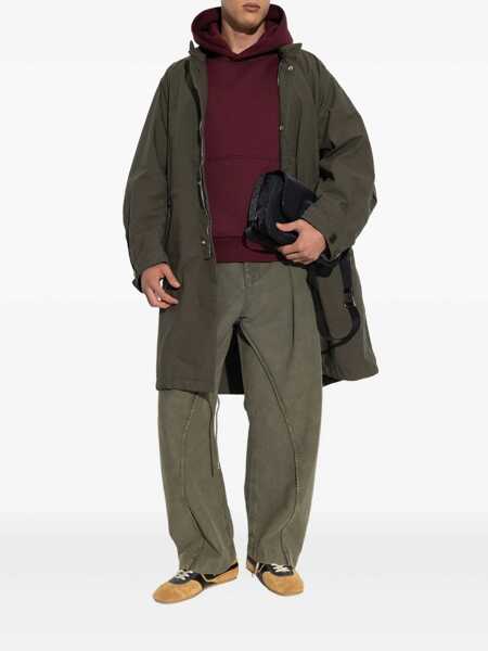 Geci Parka Givenchy GIVENCHY print parka Green Barbati (BM 18633750) 2