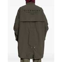 Geci pentru Barbati - Paltoane Givenchy GIVENCHY print parka Green Barbati (BM 18633750) - B-mall.ro