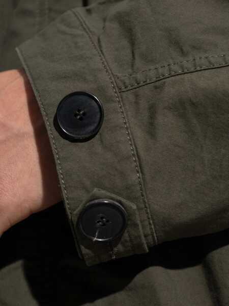 Geci Parka Givenchy GIVENCHY print parka Green Barbati (BM 18633750) 5