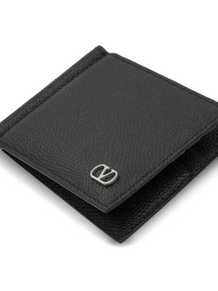 Portofele Valentino Garavani Vlogo Signature wallet Black Barbati (BM 18633798) 5
