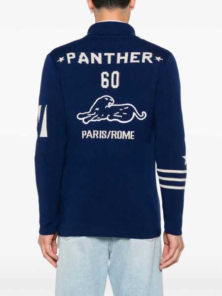 Cardigane Valentino Garavani Chez Valentino Cardigan Blue Barbati (BM 18633819) 4